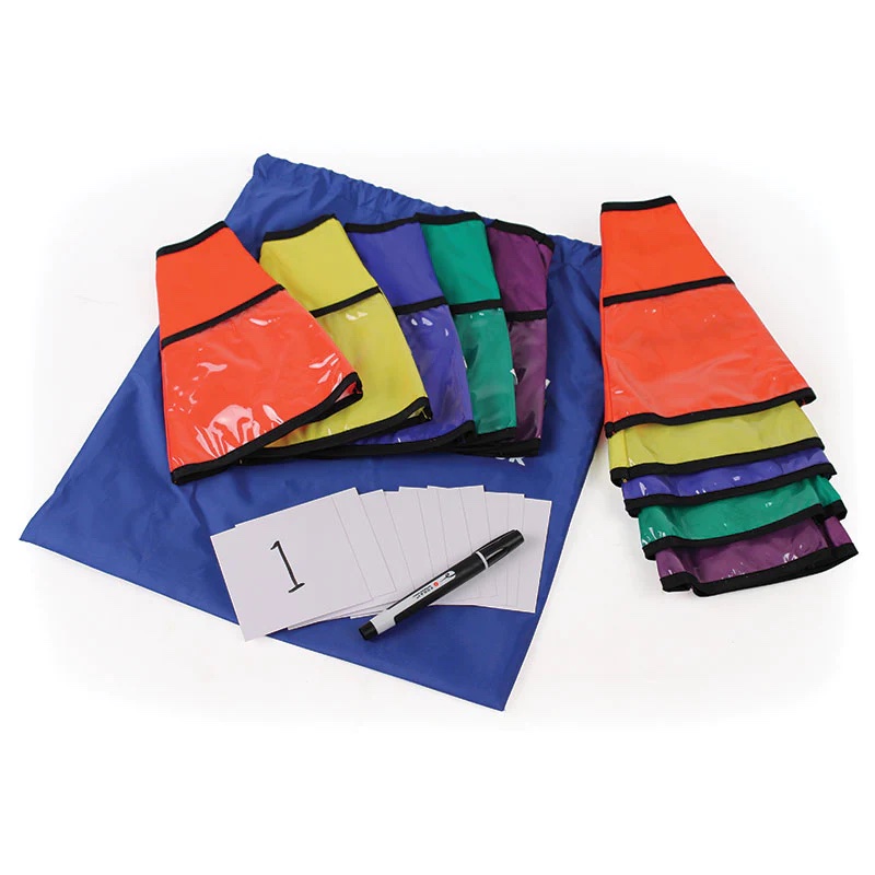 Dry Wipe Card & Cone Sleeve Set of 10