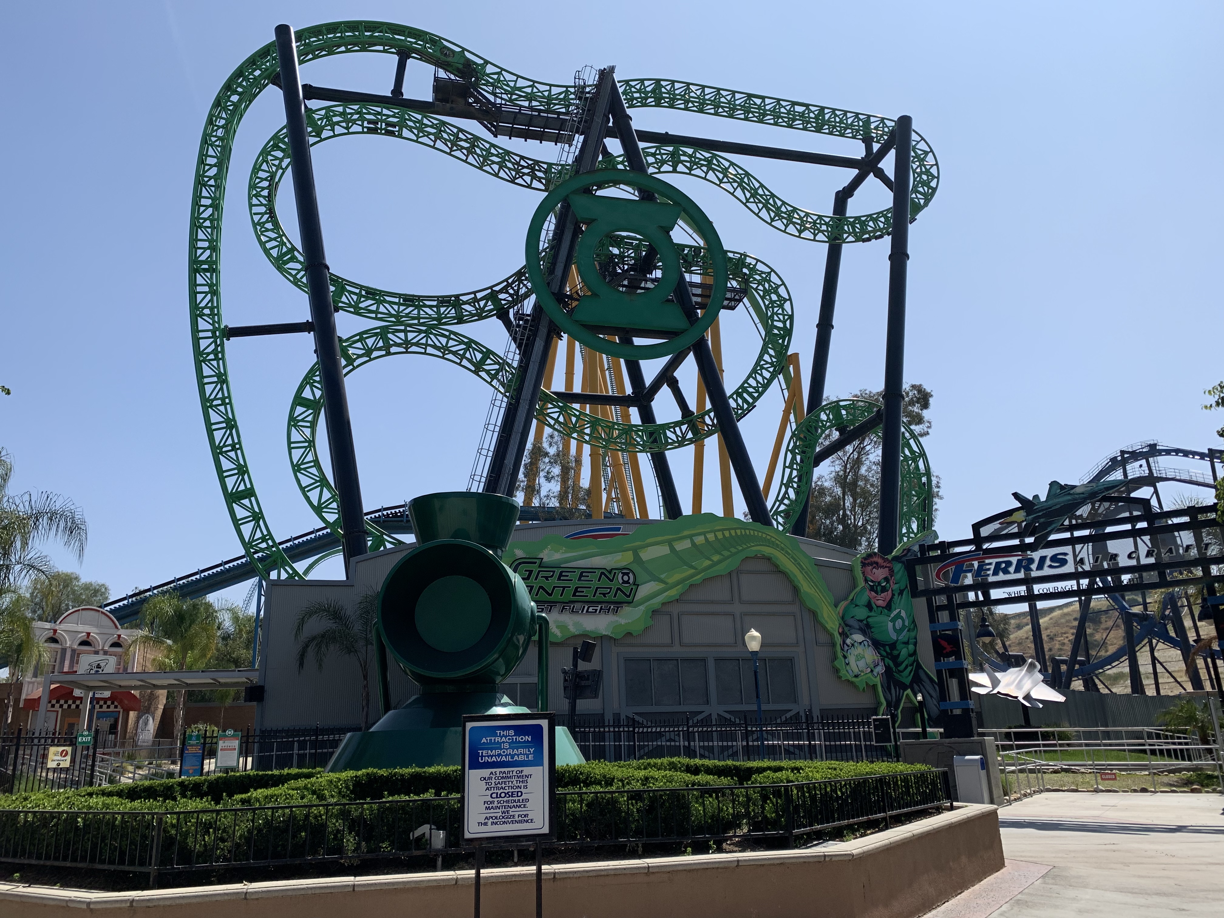 Six Flags Magic Mountain Park Update April 27th, 2019