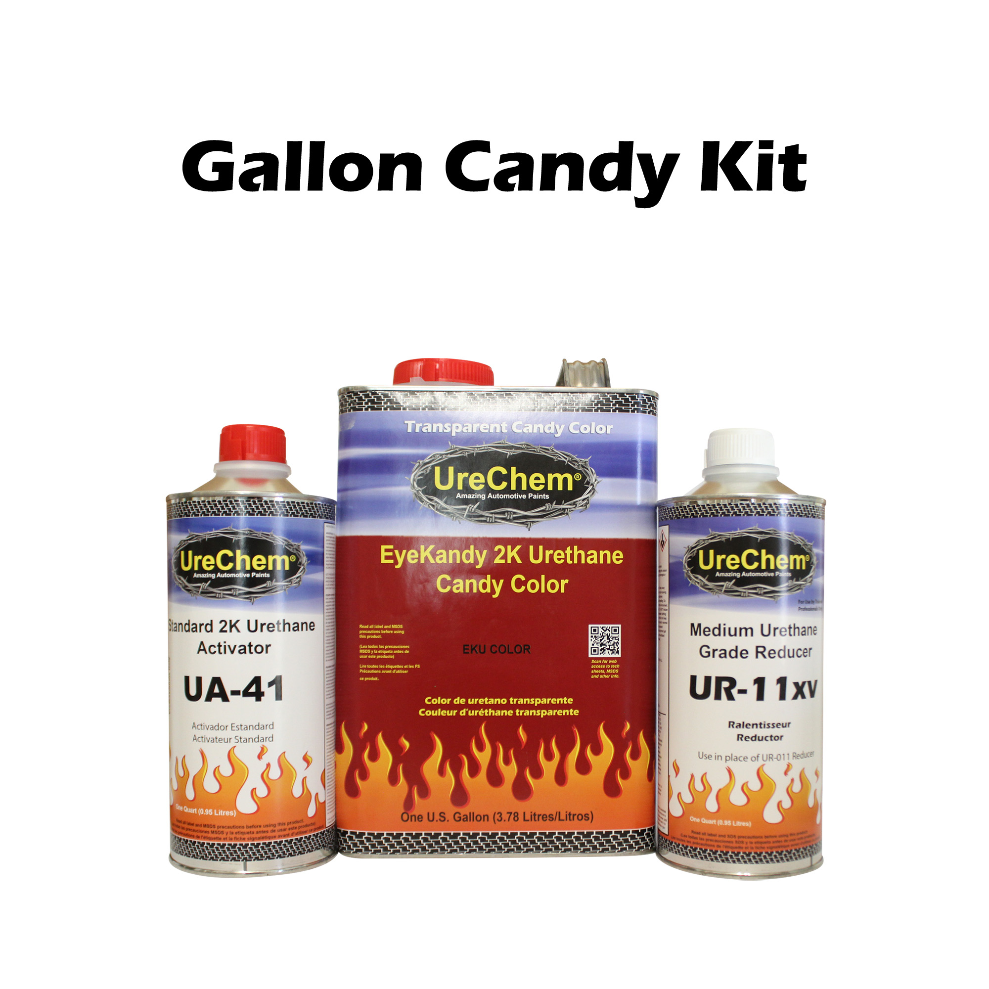 Sunset Gold 2K Urethane Candy Gallon Auto Paint Kit