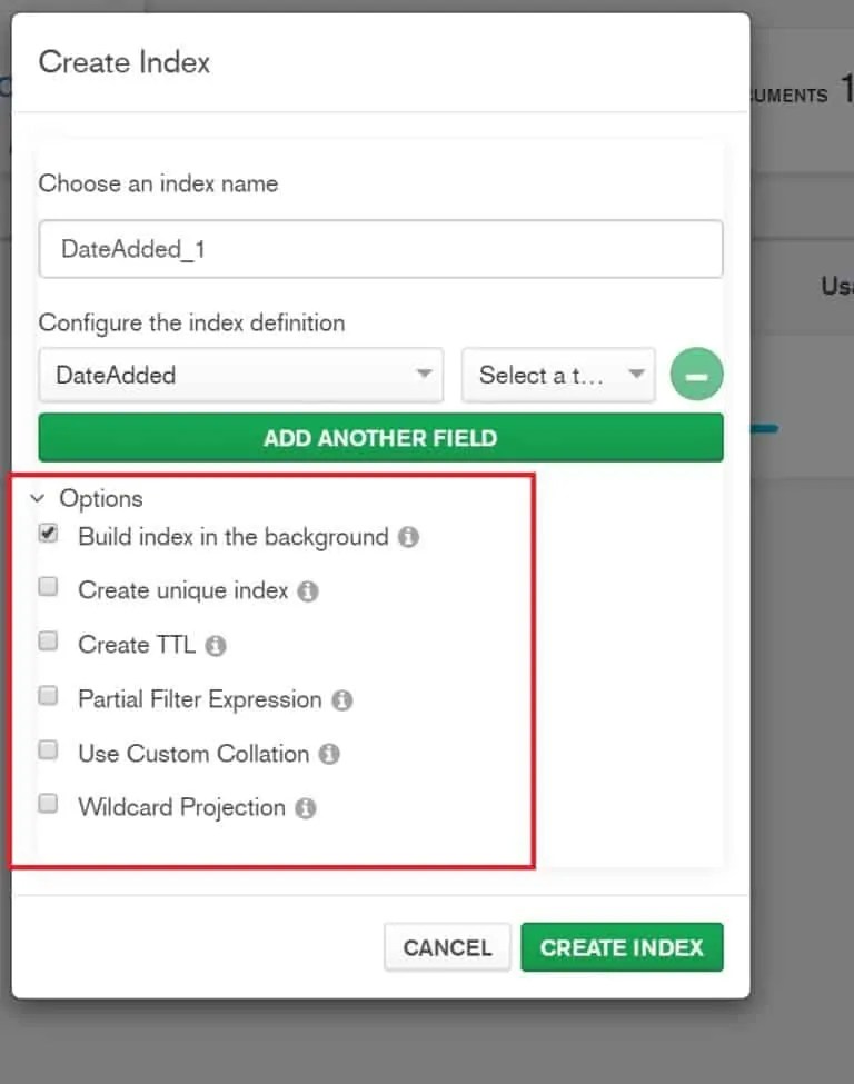 MongoDB Create index using Mongo Compass and shell TheCodeBuzz