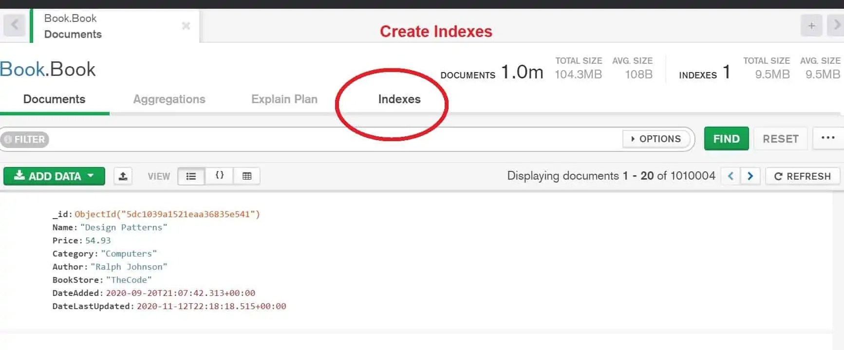 MongoDB Create index using Mongo Compass and shell TheCodeBuzz