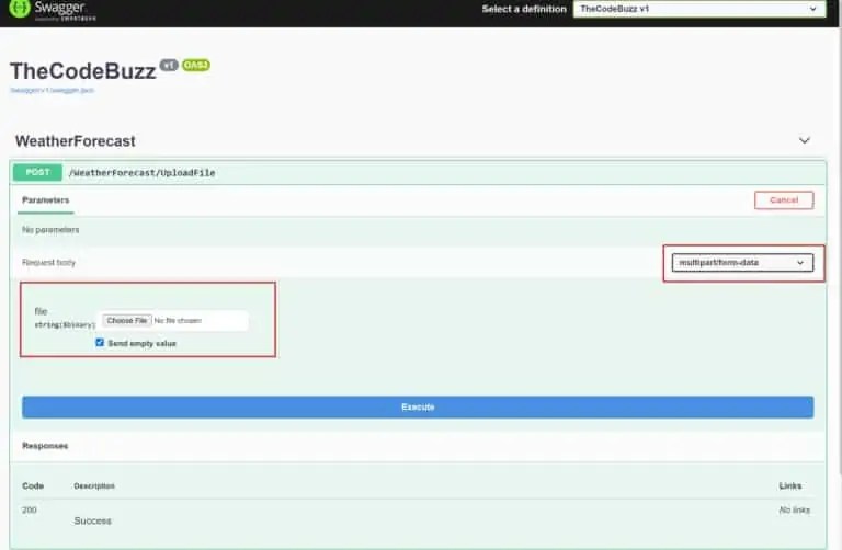 Upload Files in Swagger UI OpenAPI Core TheCodeBuzz