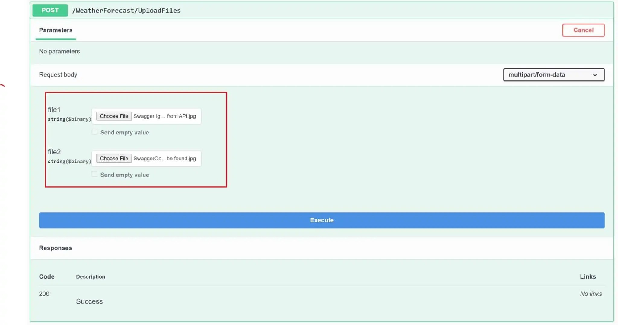Upload Files in Swagger UI OpenAPI Core TheCodeBuzz