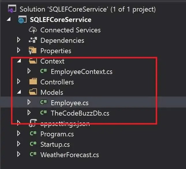 Scaffold Entity Framework Core SQL Tables TheCodeBuzz
