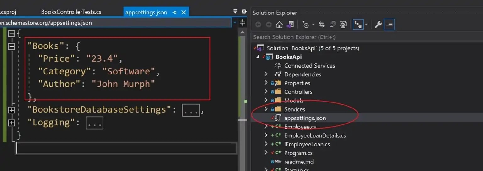 Read appsettings JSON in Core Test Project TheCodeBuzz