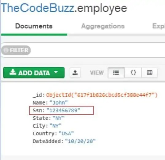 MongoDB Field Level Encryption and Decryption C