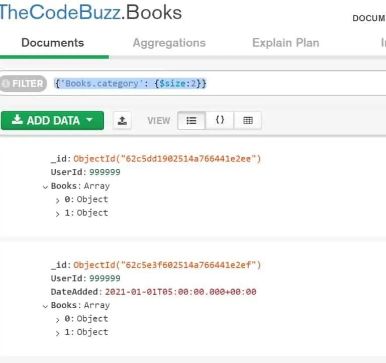 MongoDBQuery deeply nested array containing a specific value TheCodeBuzz