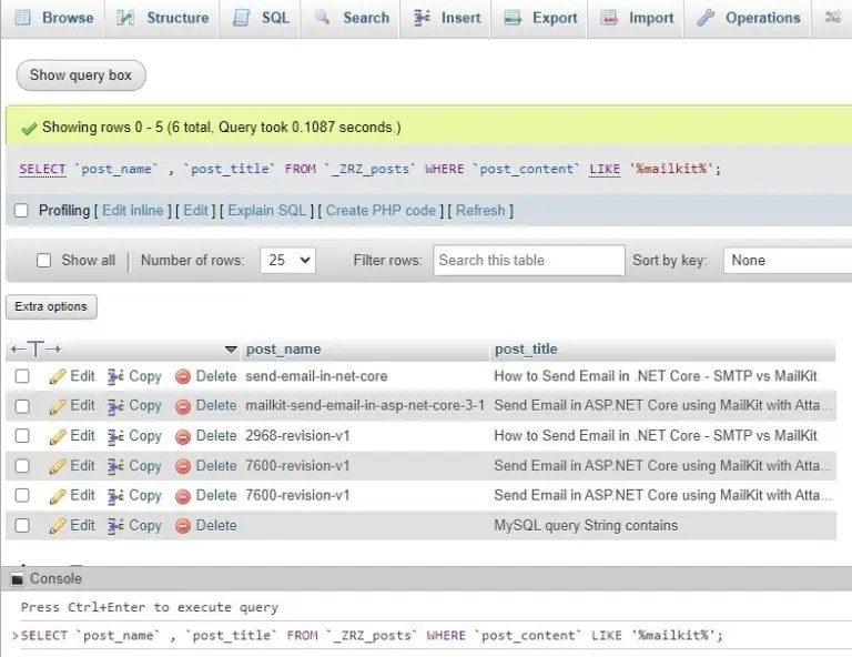 MySQL Query String contains with examples TheCodeBuzz