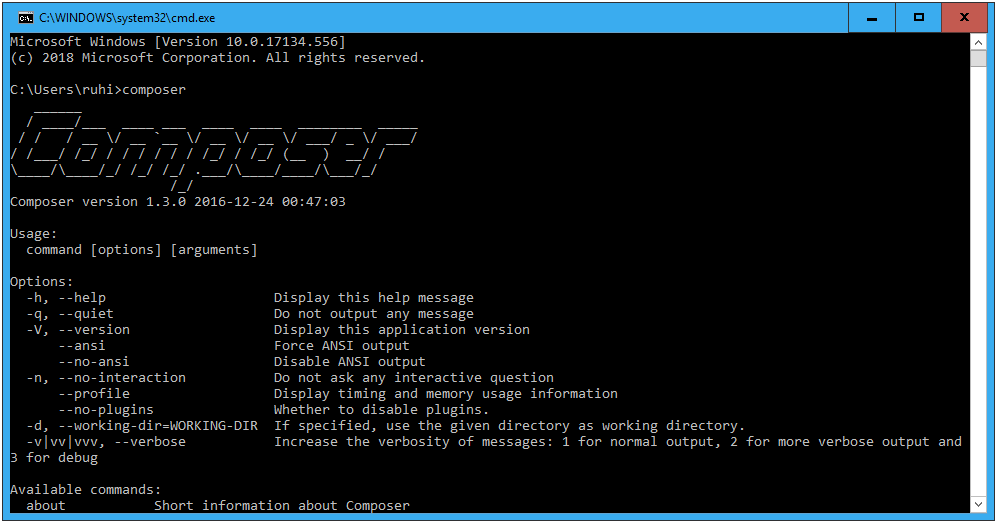 Composer Install Laravel Windows Xampp php artisan
