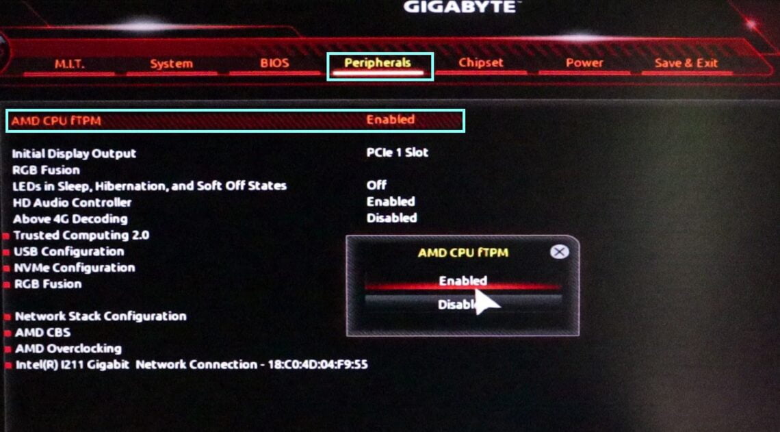 How to Enable TPM 2.0 on Gigabyte Motherboard thecoderworld