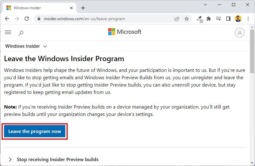 How to Leave Windows Insider Preview Program thecoderworld