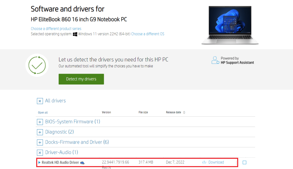 How to Download Realtek HD Audio Driver on Windows 11