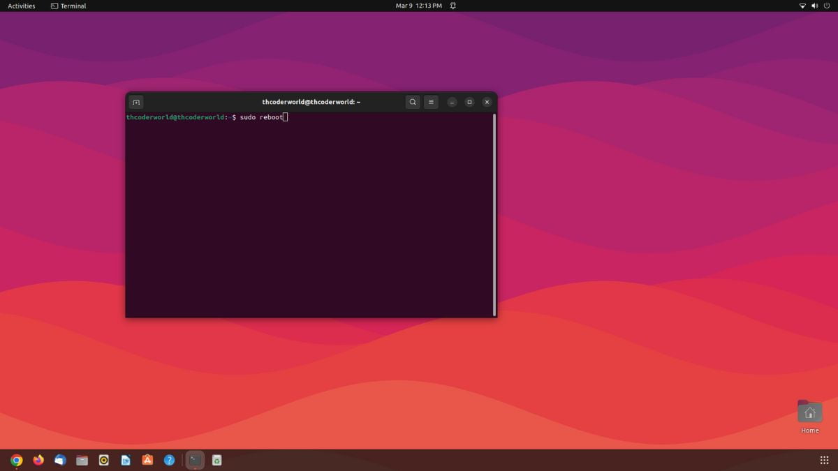 How to Reboot Linux System with Command thecoderworld