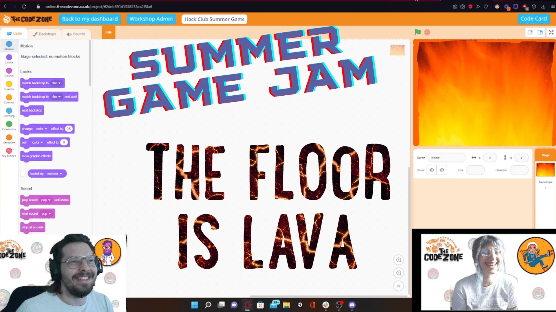 Game Jam 2022 Day 2 The Code Zone