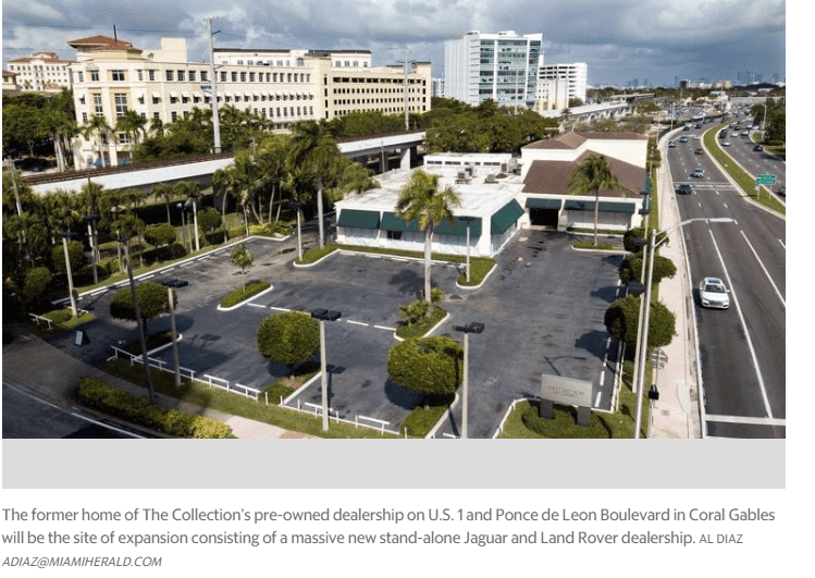 The Collection to build new Jaguar Land Rover Dealership in Coral