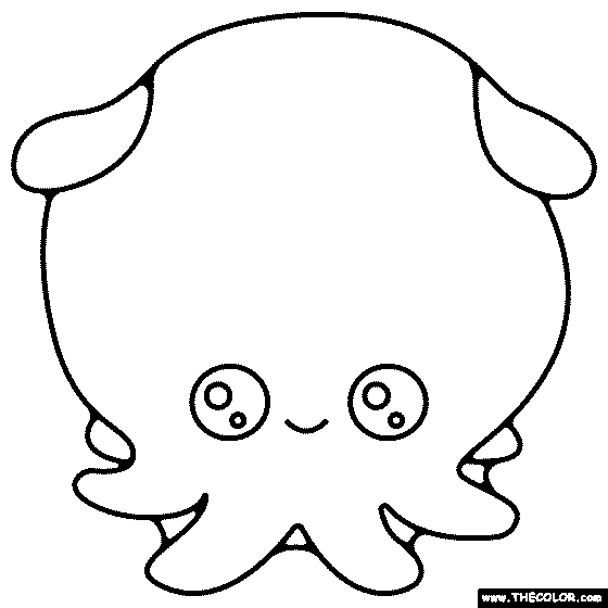 Dumbo Octopus Coloring Page at Ryan Brooks blog