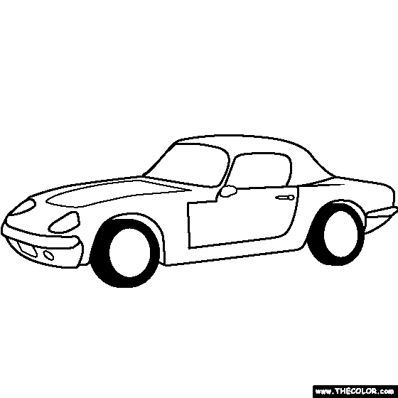 Lotus Car Coloring Pages Coloring Coloring Pages