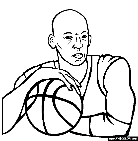 Michael Jordan Coloring Pages