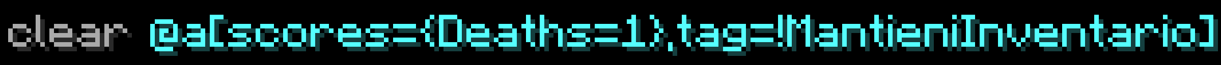 clear come nel passo 4 di 1.12.2-