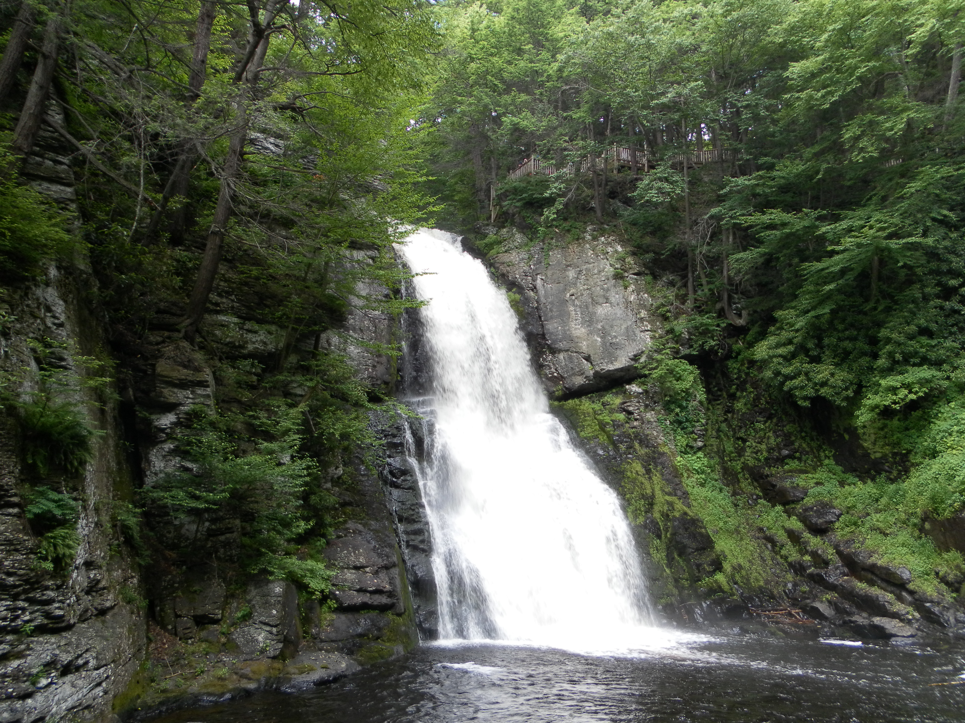 Bushkill Falls Niagara of Pennsylvania Poconos Pet Friendly