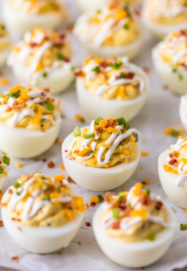 Loaded Deviled Eggs with Bacon Recipe The Cookie Rookie®