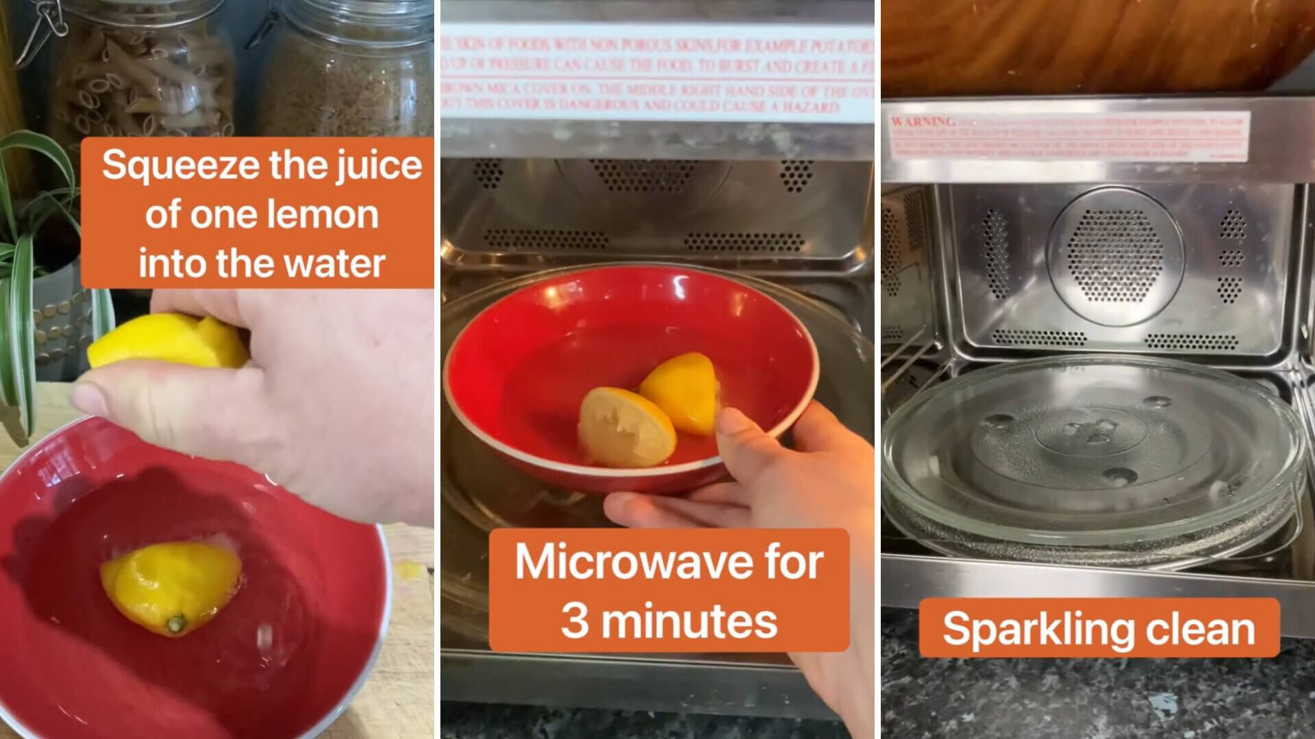 Woman shares hack for cleaning your microwave with a lemon
