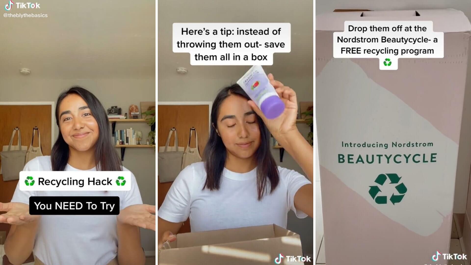 Nordstrom BeautyCycle makes it easy to recycle beauty products