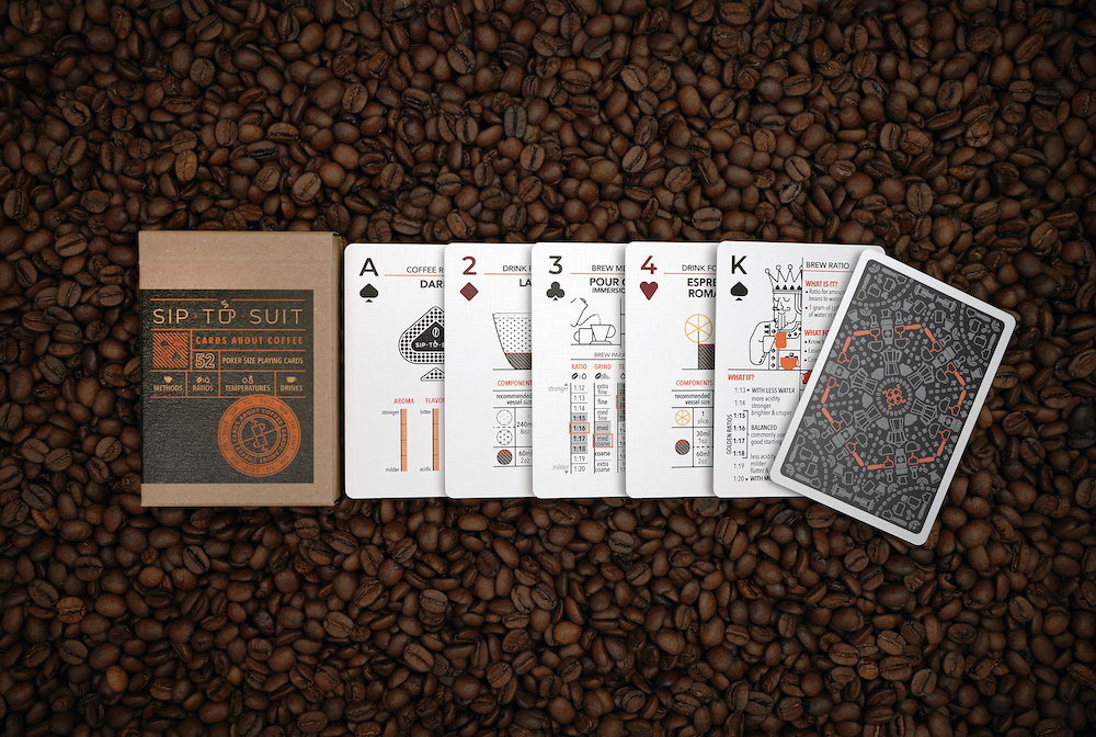 Sip to Suit Coffee Playing Cards The Coolector