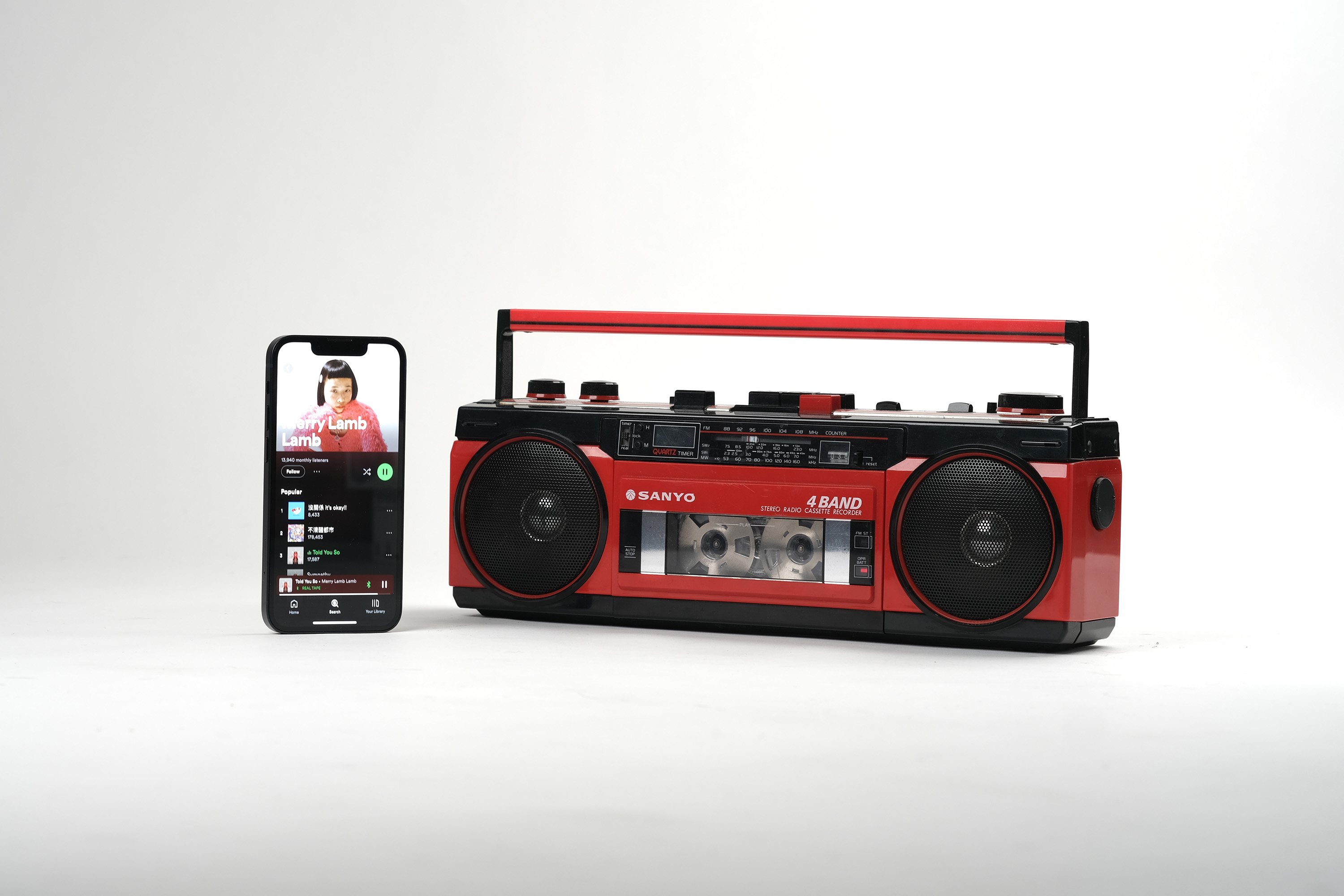IT’S REAL BLUETOOTH SPEAKER + CASSETTE PLAYER The Sinsa