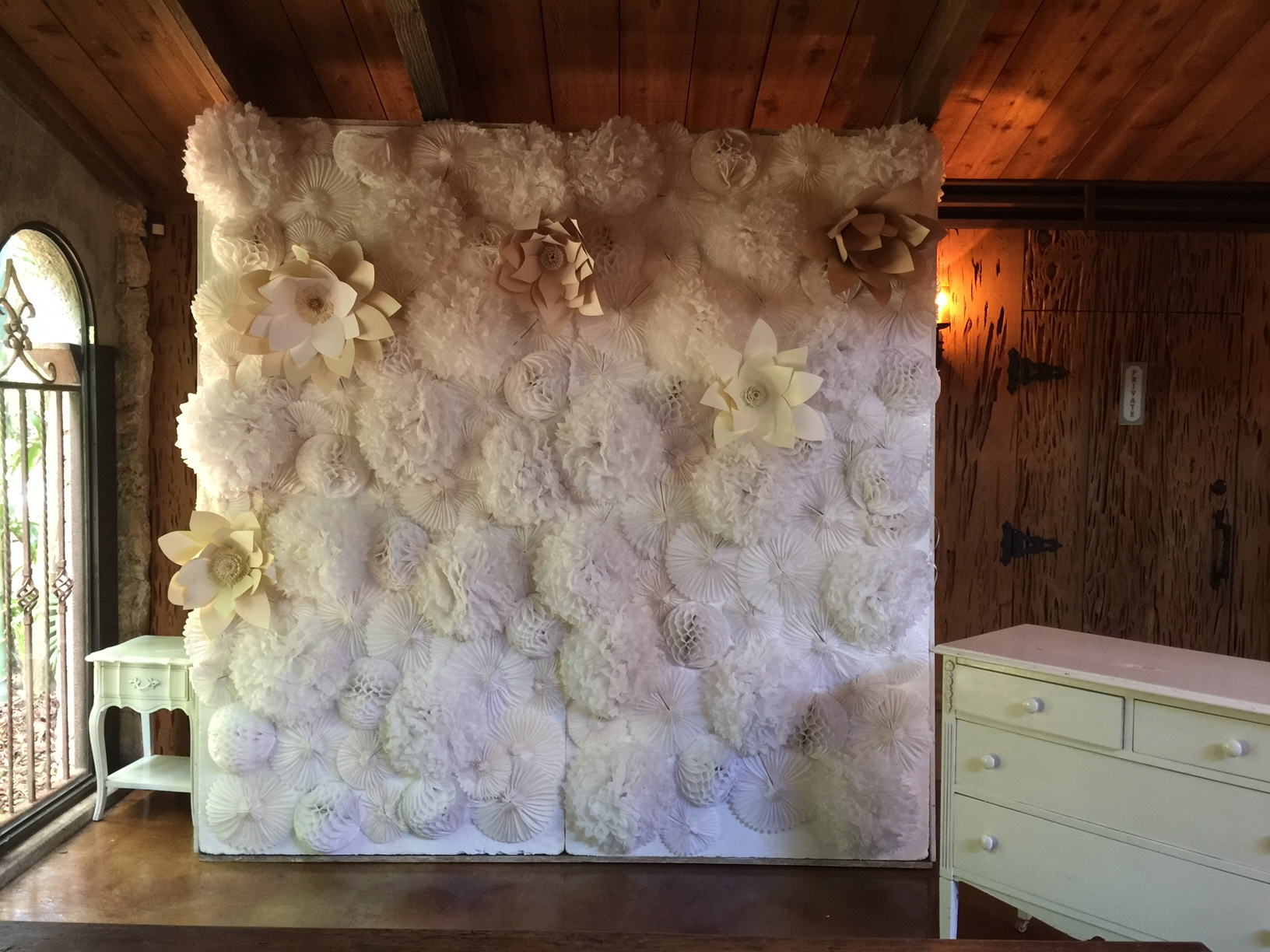 Flower Board Setup for Rent The Cooper Estate Venue