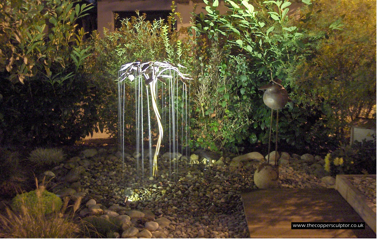 The Copper Sculptor Specializing in Copper Tree Water Features
