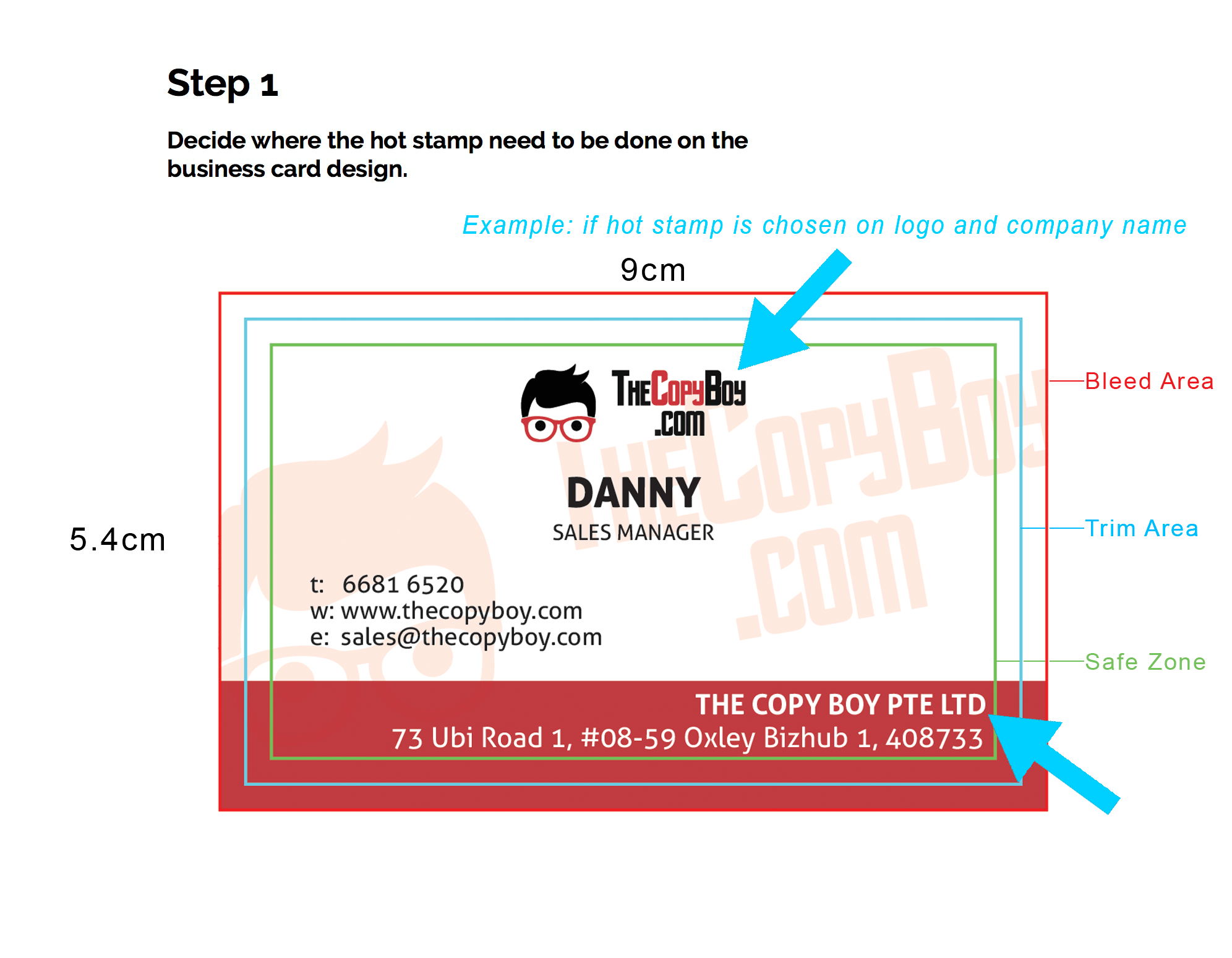 Hot Stamping The Copy Boy