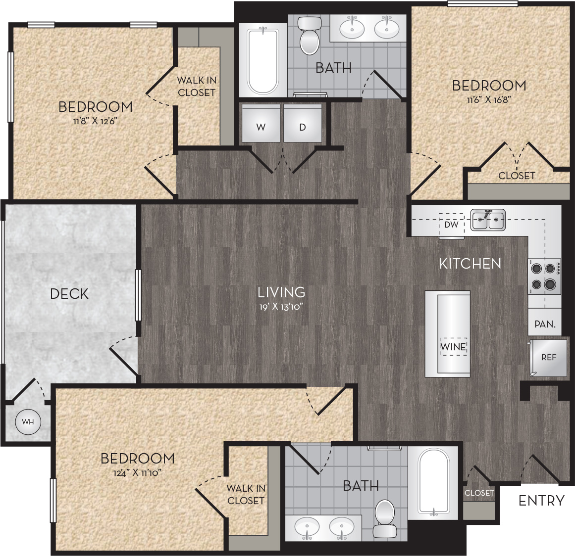 Riverside Apartments Floor Plans The CORE at Sycamore Highlands