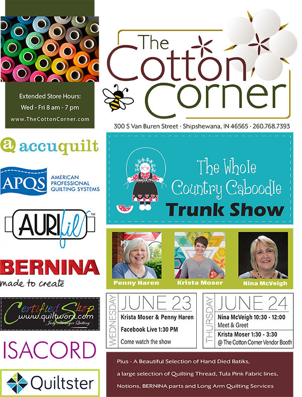 The Cotton Corner Your Shipshewana Bernina Dealer