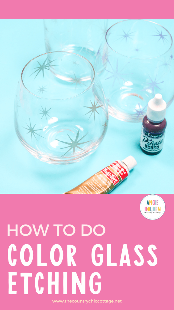 How to Color Glass Etching in Minutes DIY Newest