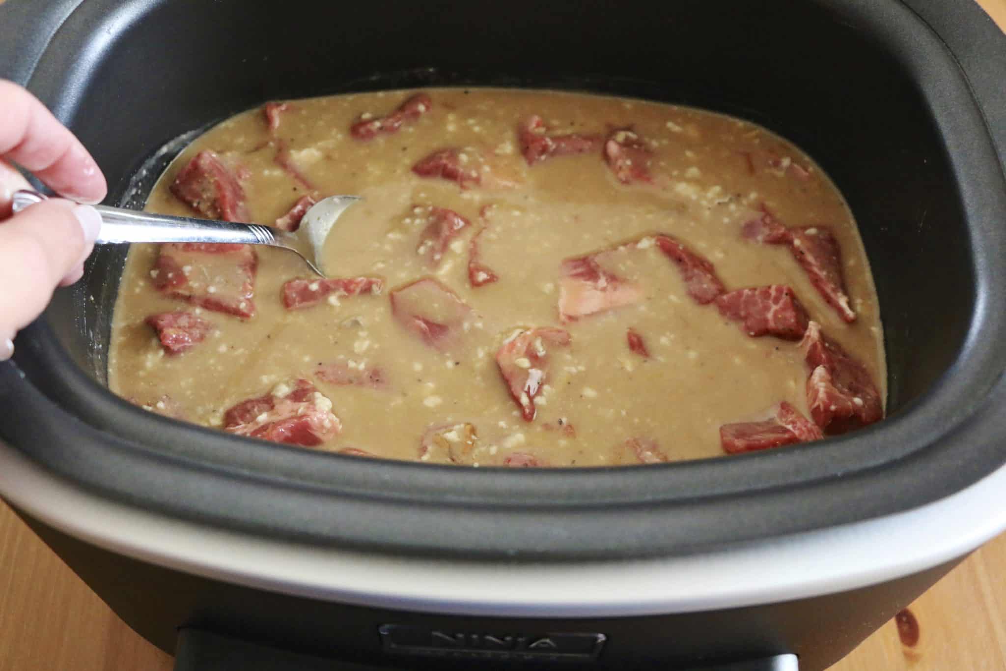 Crock Pot Beef Tips and Gravy The Country Cook