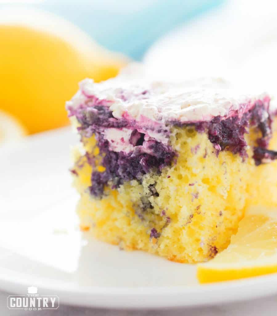 LEMON BLUEBERRY POKE CAKE (+Video) The Country Cook