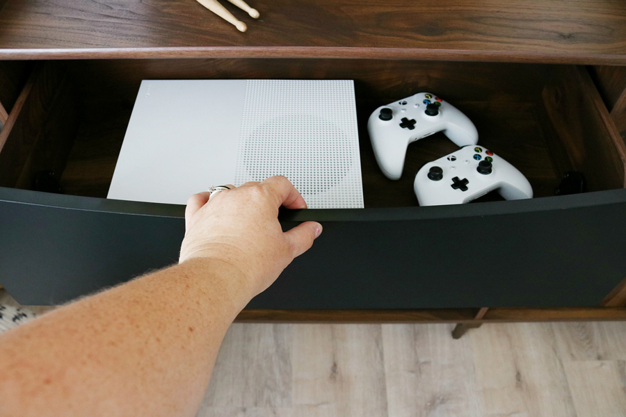 Check spelling or type a new query. Teen Boy S Room Storage Solutions Hide Teens Gaming Systems In A Console Or Credenza For Easy Clean Up The Crafted Sparrow