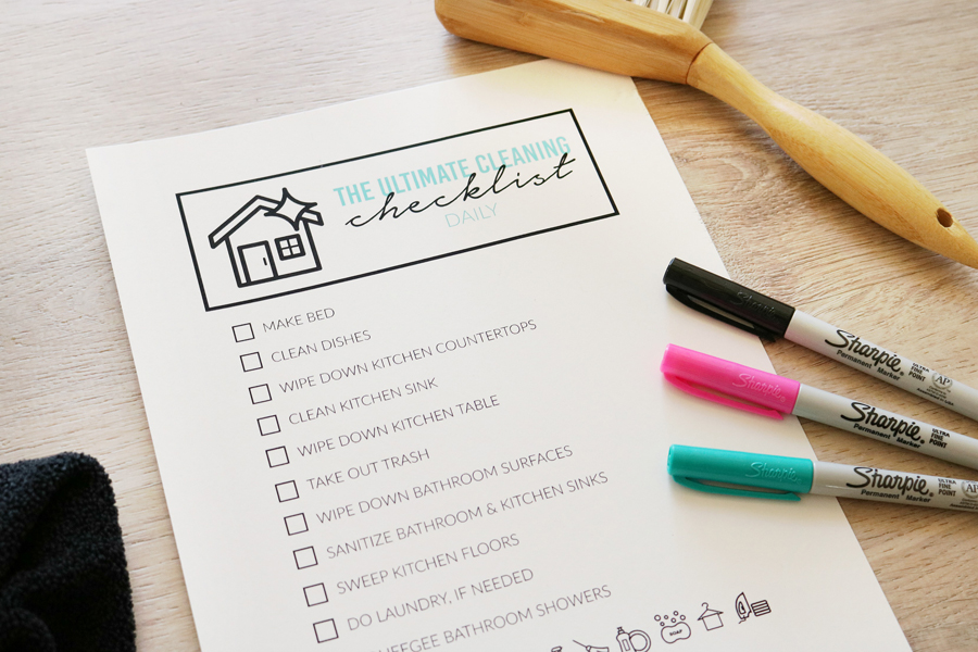 The Ultimate Cleaning Checklist Printables