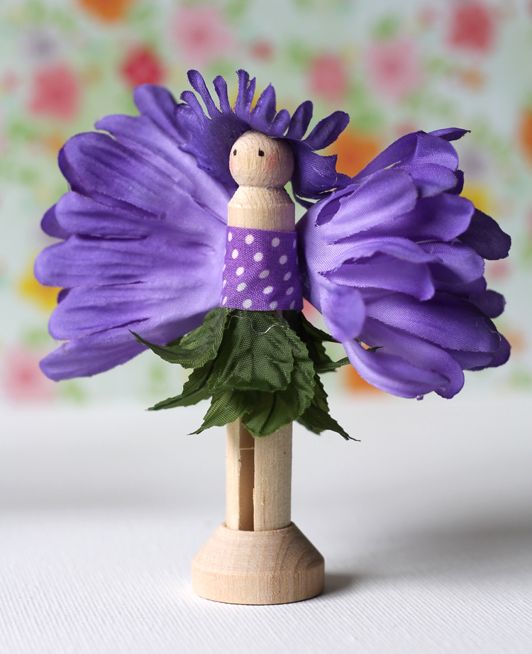 Clothespin Flower Fairy Craft