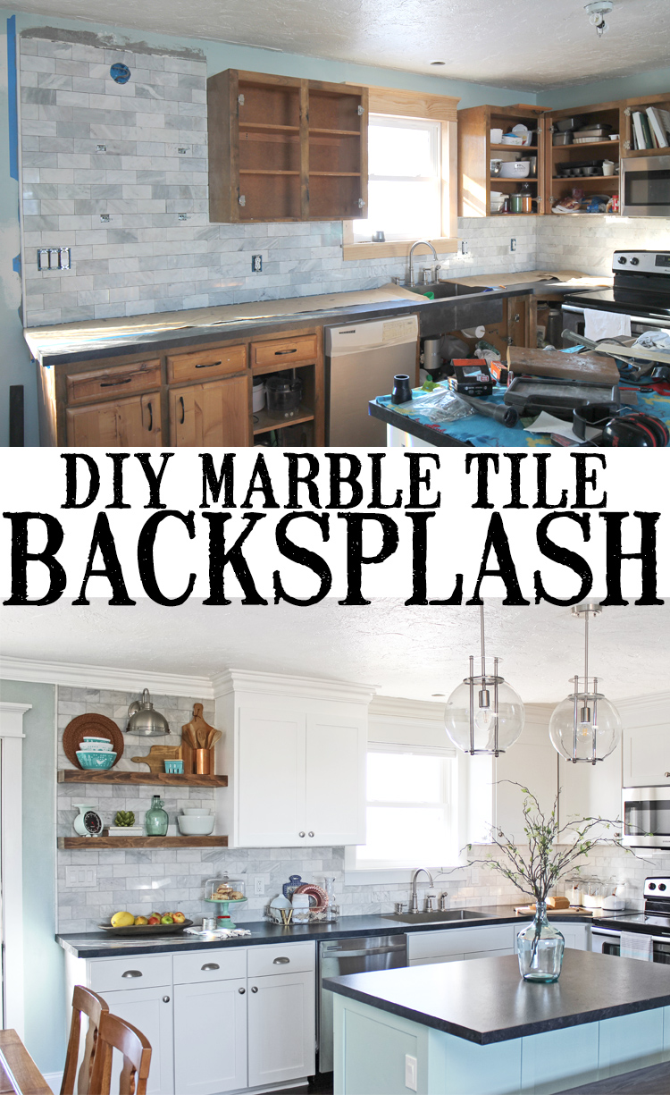 DIY Marble Subway Tile Backsplash Tips, Tricks and What NOT To Do