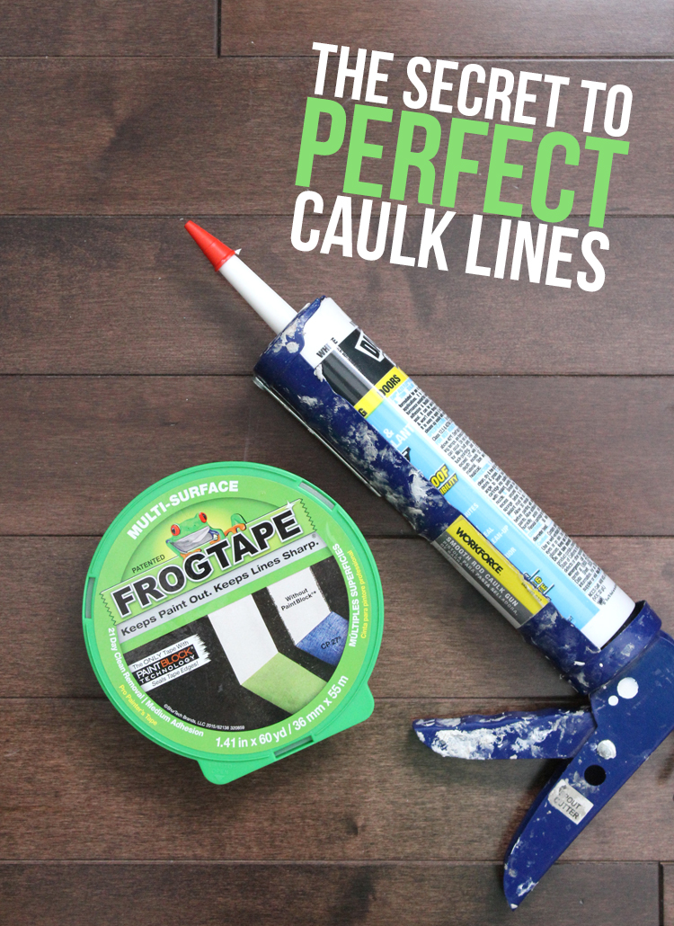 The Trick to Perfect, Crisp Caulk Lines