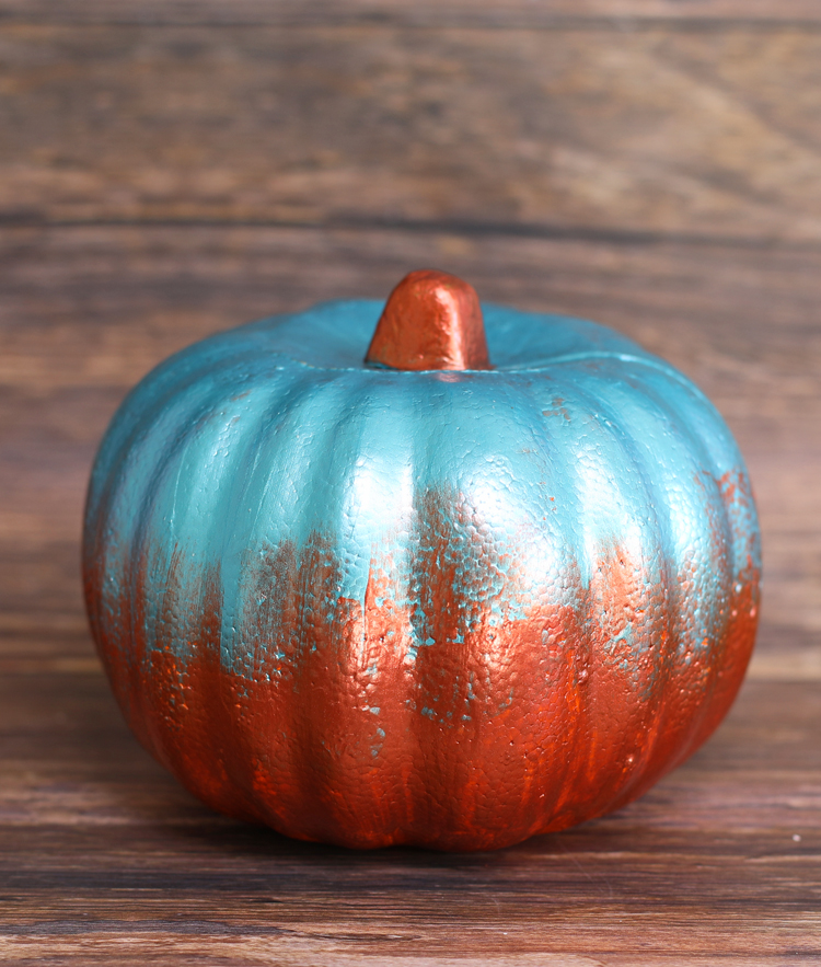 Metallic Painted Pumpkin The Craft Patch