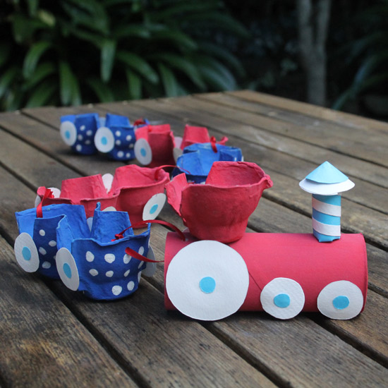 Egg Carton Train The Craft Train