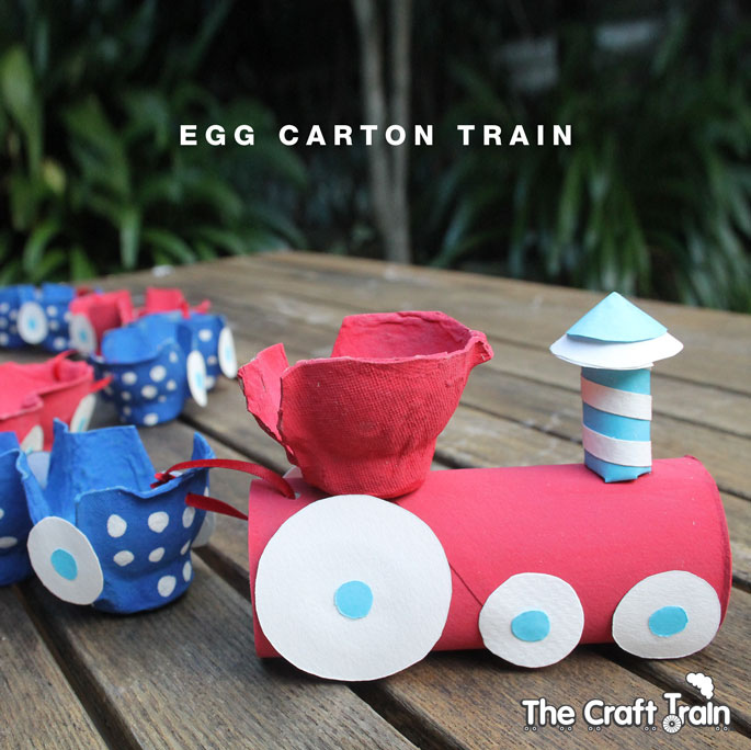 Egg Carton Train The Craft Train