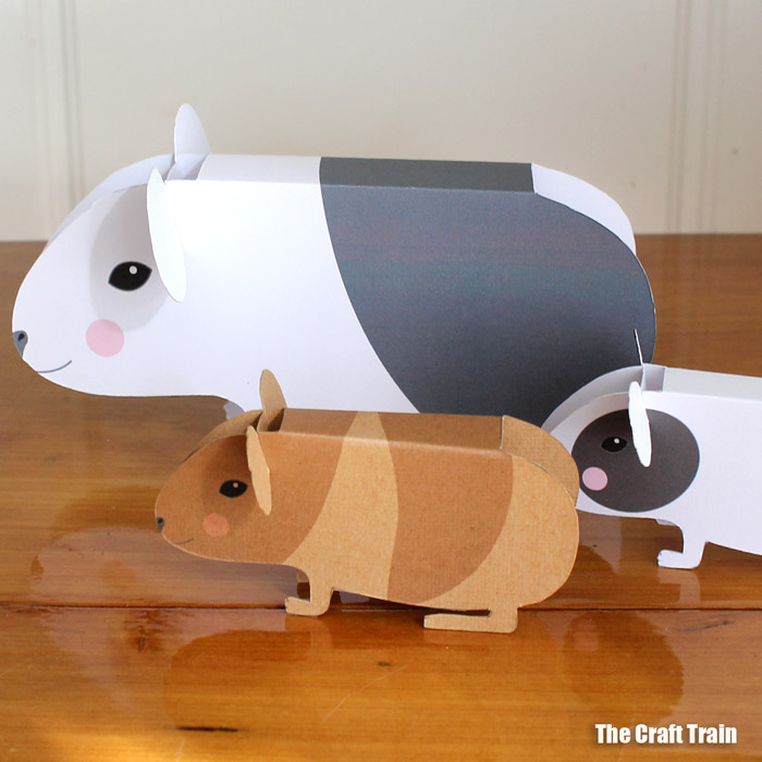 Printable Paper Guinea Pigs The Craft Train