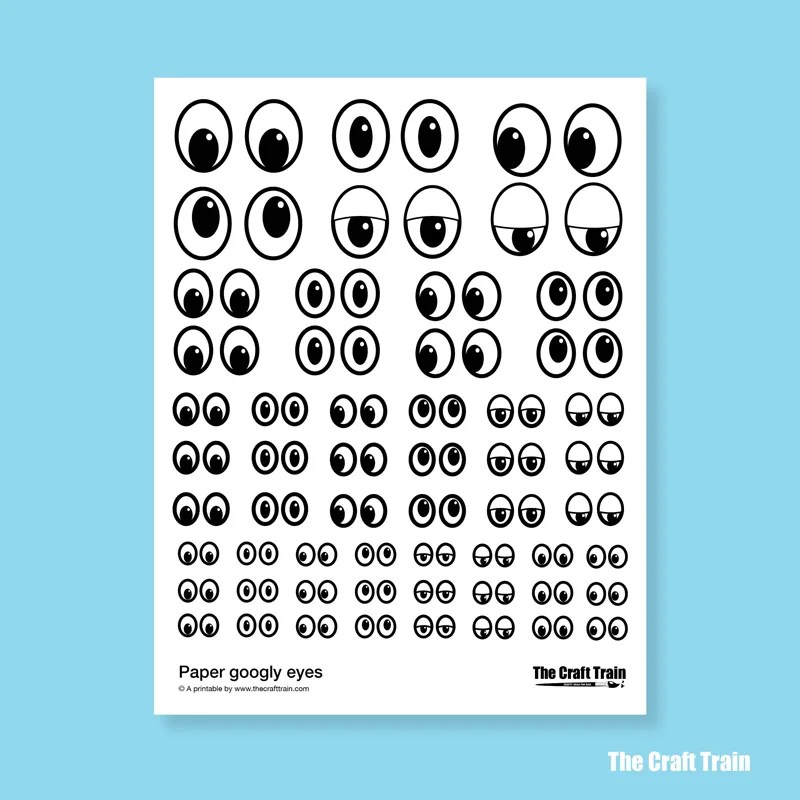 Paper googly eyes The Craft Train Paper googly eyes The Craft Train