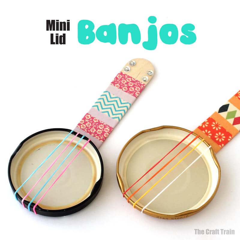 Mini Lid Banjos The Craft Train