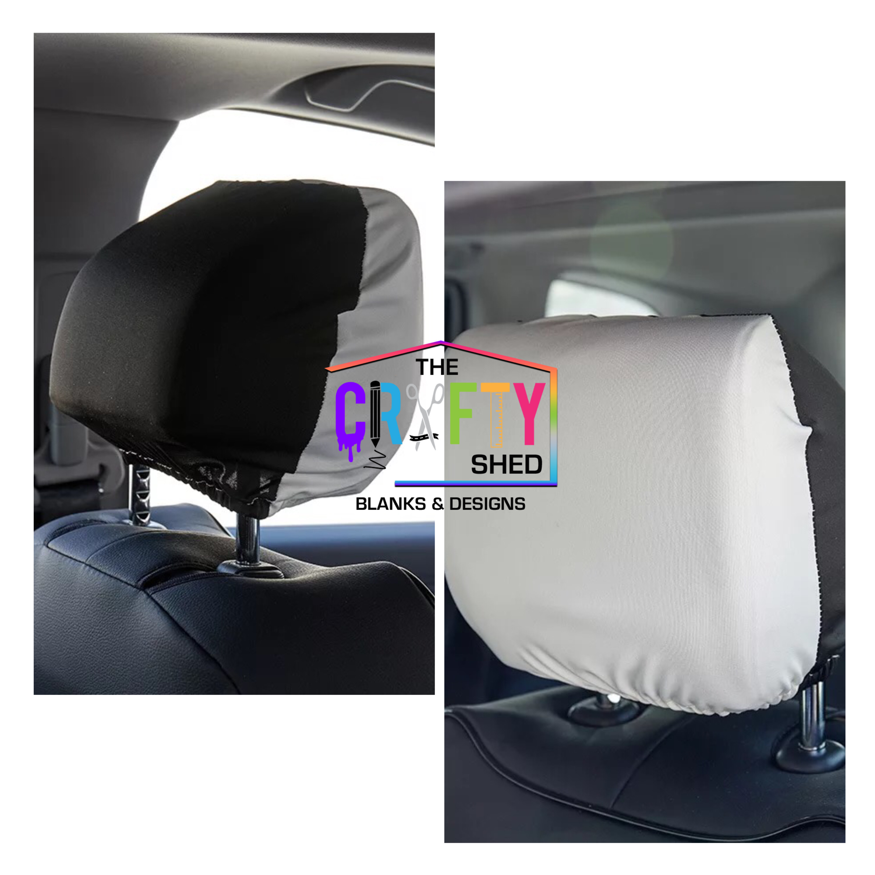 Sublimation Car Headrest Cover The Crafty Shed