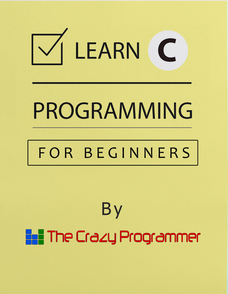 Learn C Programming PDF Free eBook For Beginners The Crazy Programmer